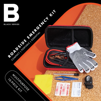 The Black Series Roadside Auto Emergency First Aid Kit