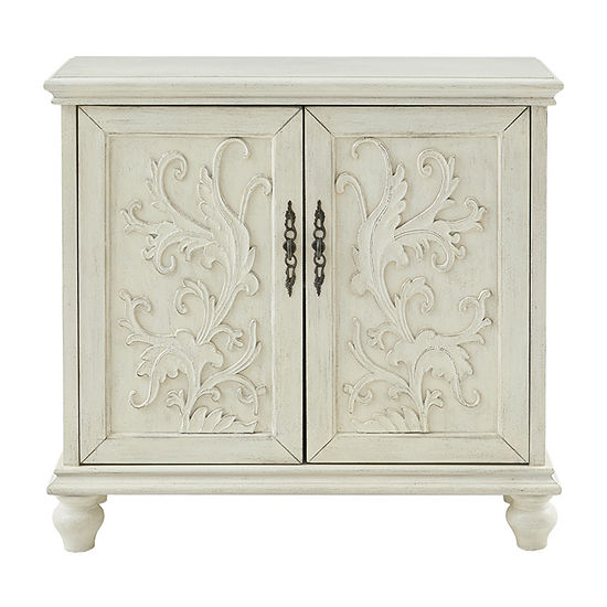Madison Park Wyatt Living Room Collection Storage Accent Cabinet