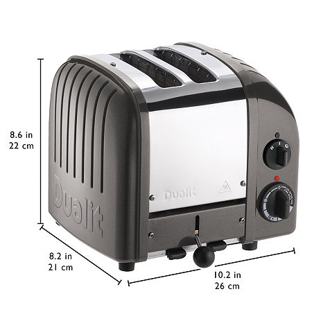 Dualit 2 Slice NewGen Toaster, One Size, Gray