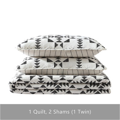 Eddie Bauer Arrowhead Geometric Reversible Quilt Set