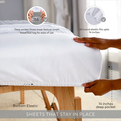 Color Sense Soft Flannel Sheet Set