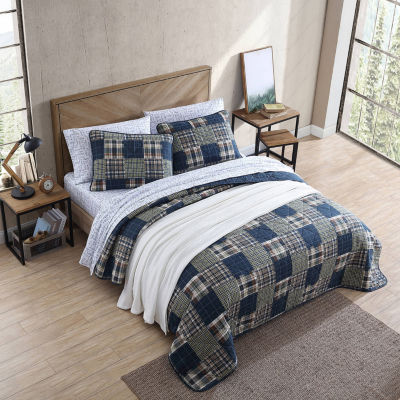 Eddie Bauer Madrona Plaid Quilt Set