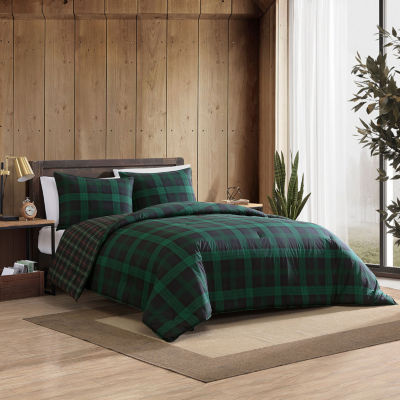 Eddie Bauer Woodland Tartan Midweight Comforter Set