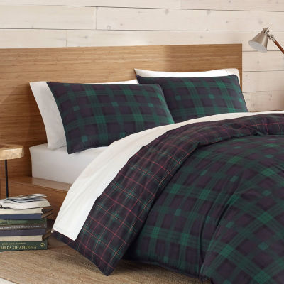 Eddie Bauer Woodland Tartan Midweight Comforter Set