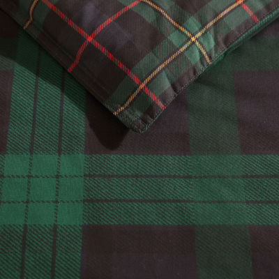 Eddie Bauer Woodland Tartan Midweight Comforter Set