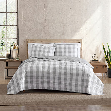 Eddie Bauer Lakehouse Quilt Set, One Size, Gray