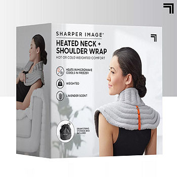 Sharper Image Heated Neck and Shoulder Massager Wrap