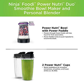 Ninja Foodi Power Nutri Duo Smoothie Bowl Maker and Personal Blender (SS101C)
