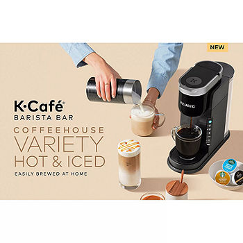 K-Cafe Single Serve K-Cup Coffee Maker with Milk Frother, Latte Maker and  Cappuccino Maker