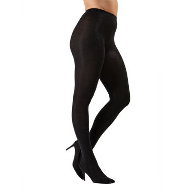 MeMoi Womens Flat Knit Sweater 1 Pair Tights