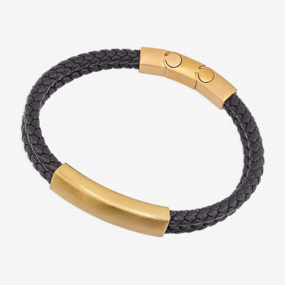 Mens Stainless Steel Cross 4-pc. Jewelry Set