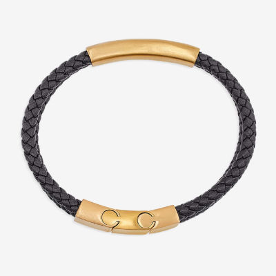 Mens Stainless Steel Cross 4-pc. Jewelry Set