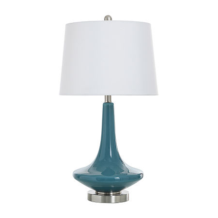 Stylecraft 14 W Niagra Falls Blue Table Lamp, One Size, Blue