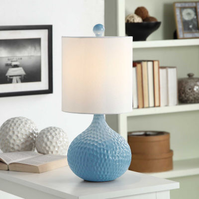 Stylecraft 7 5 W Blue Ceramic Table Lamp