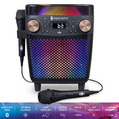 Singing Machine Waves Bluetooth 3-pc. Karaoke Machine