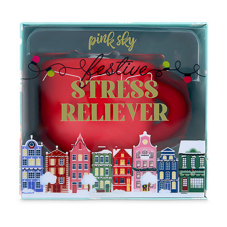 Pink Sky Hot Cocoa Stress Reliever Ball Gift, One Size, Red