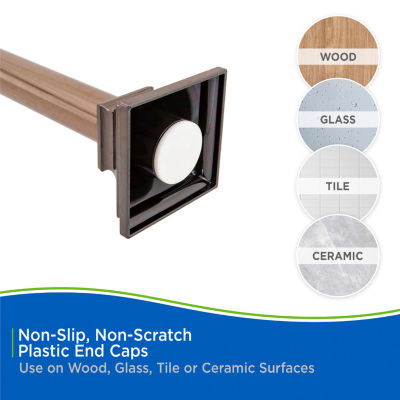 Kenney Shower Rods Rust Resistant Adjustable Shower Curtain Rod