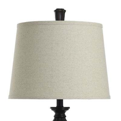 Stylecraft Wood 2-pc. Lamp Set