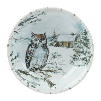 Certified International Winter's Frost 4-pc. Earthenware Soup Bowl