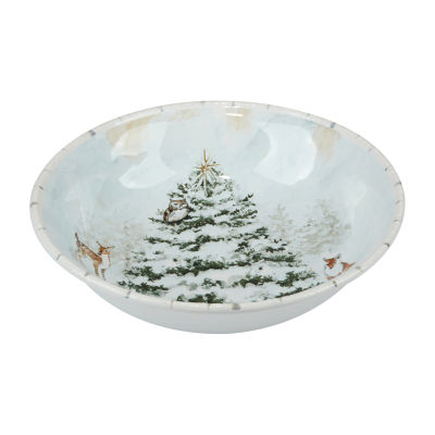 Certified International Snowman Greetings Serving Bowl