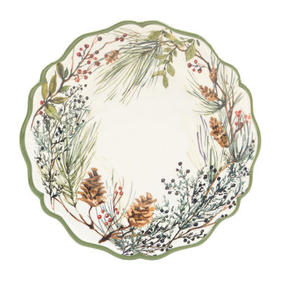 Certified International Winter Forest 4-pc. Melamine Dinner Plate