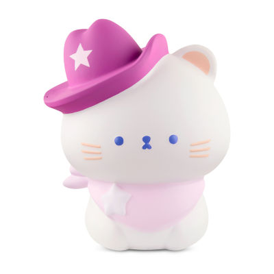 Pink Sky 6.5in. Cowboy Cat Squishy Toy