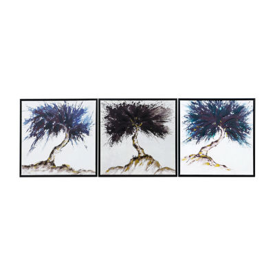 Stylecraft Trees Black Frame Canvas Art