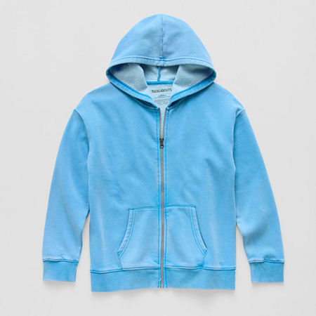 Thereabouts Little & Big Boys Fleece Zipper Hoodie, Xx-small (4-5), Blue