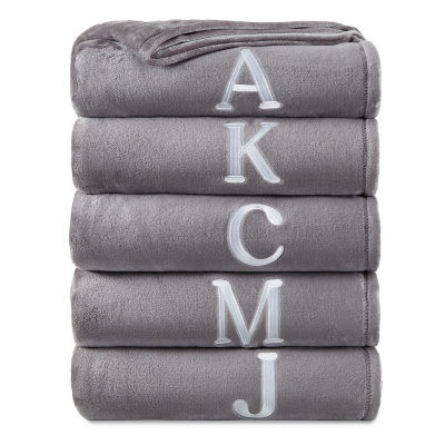 North Pole Trading Co. Monogram Throw