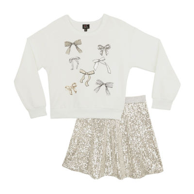 Lilt Big Kid Girls 2-pc. Skirt Set