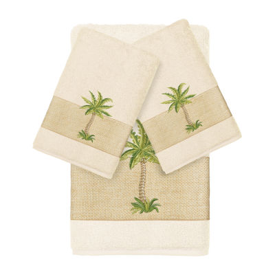 Linum Home Textiles Colton Embellished -pc. Bath Towel Set