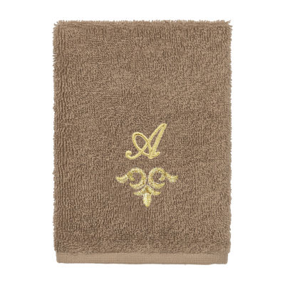 Linum Home Textiles Monica Gold 2-pc. Embellished Washcloth