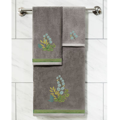 Linum Home Textiles Botanica 2-pc. Embellished Hand Towel