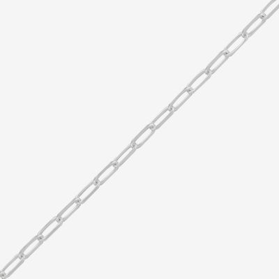 Made in Italy Womens Sterling Silver 18 Inch Link Chain Necklace