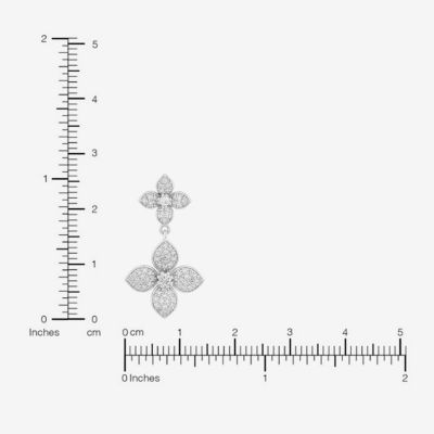 (H-I / Si1) Womens 3/8 CT. T.W. Lab Grown White Diamond Sterling Silver Round 18 Inch Pendant Necklace