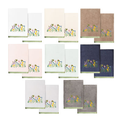 Linum Home Textiles Hada Embellished 2-pc. Bath Towel Set