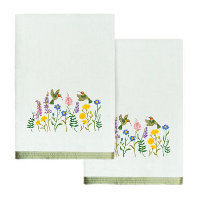 Linum Home Textiles Hada Embellished 2-pc. Bath Towel Set