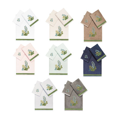 Linum Home Textiles Botanica Embellished 3-pc. Bath Towel Set
