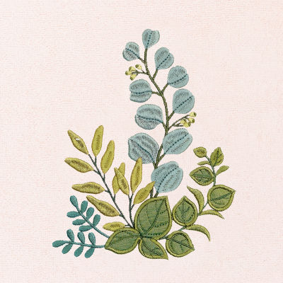 Linum Home Textiles Botanica Embellished 3-pc. Bath Towel Set