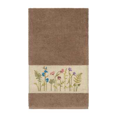 Linum Home Textiles Serenity Embellished 3-pc. Bath Towel Set