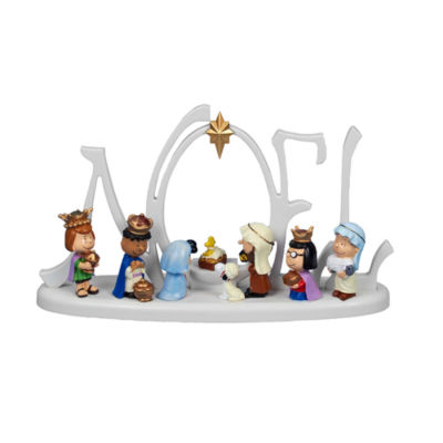 Kurt Adler Peanuts© 10" Battery-Operated LED Lighted Nativity Scene