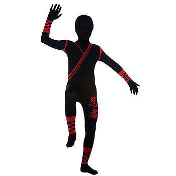 meten nieuwigheid erotisch Ninja 2nd Skin Suit Little & Big Boys Costume, Color: Black - JCPenney