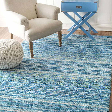 NuLoom Hand Tufted Classie Shag Rug, One Size, Blue