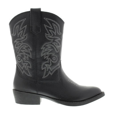 Deer Stags Little & Big Kid Unisex Ranch Block Heel Cowboy Boots