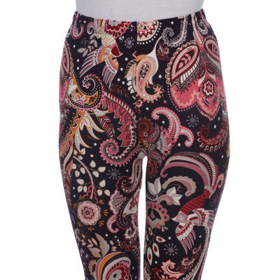 White Mark Womens Mid Rise 26" Full Length Leggings