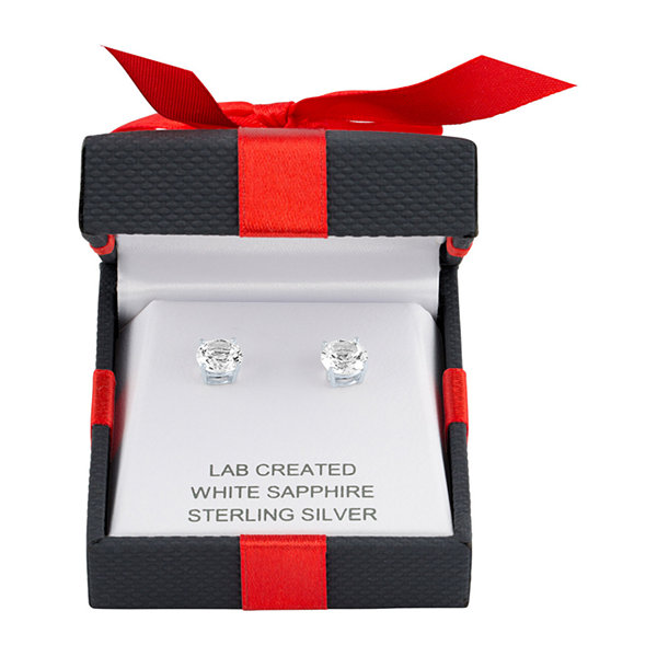 LIMITED TIME SPECIAL! 2.5 CT.T.W. Lab-Created White Sapphire Stud Earrings in Sterling Silver