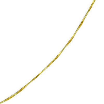 10K Gold Venetian Box Chain Necklace