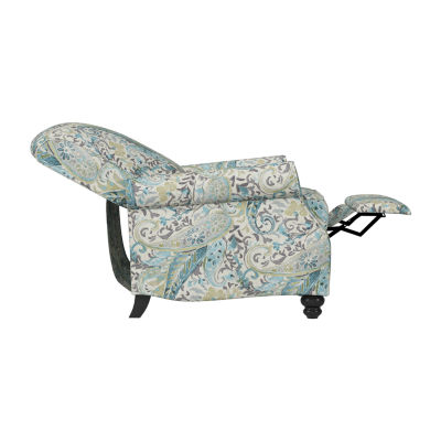 ProLounger Jemma Contemporary Push Back Recliner in Paisley