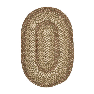 Colonial Mills Braxton Braided Reversible Indoor Outdoor Oval Area Rugs