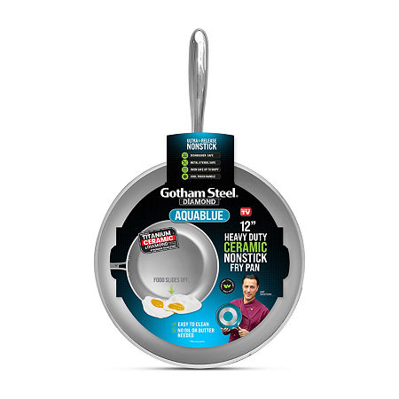 Gotham Steel Aqua Blue 12 Non-Stick Frying Pan With Cool Touch Handle, One Size, Blue